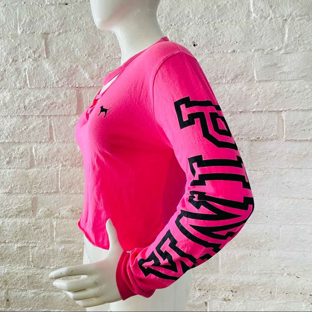 Pink Victoria secret crop top size L - Picture 2 of 7